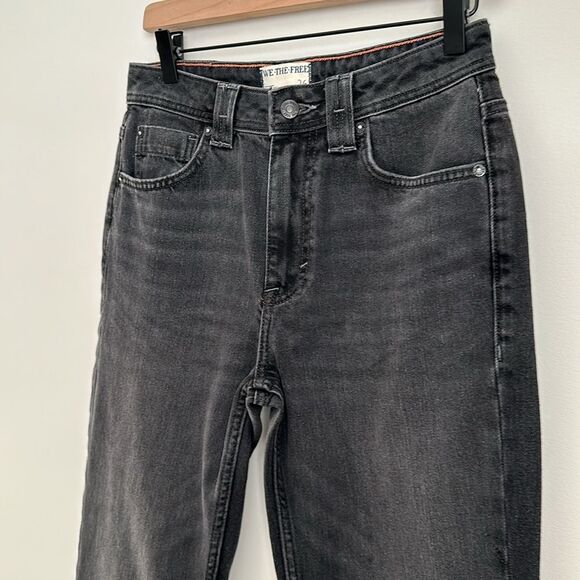 We the Free Ava High-Waist Bootcut Jeans in Class Act Black Size 26 - Picture 12 of 16